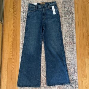 Joe's Jeans Dark Blue Wide Leg Jeans